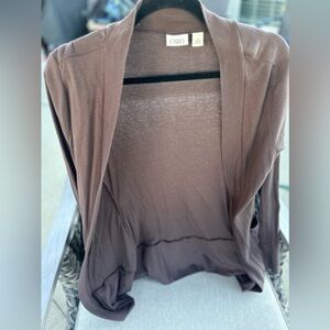 Brown cardigan, long sleeve